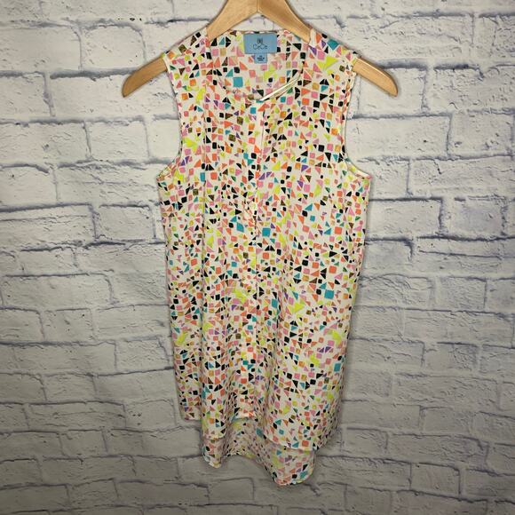 Cece Geometric High Low Dress - Picture 2 of 5